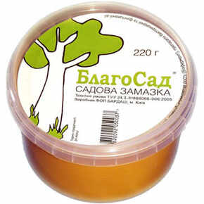Благосад замазка для деревьев