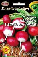 семена редиска красная с белым кончиком